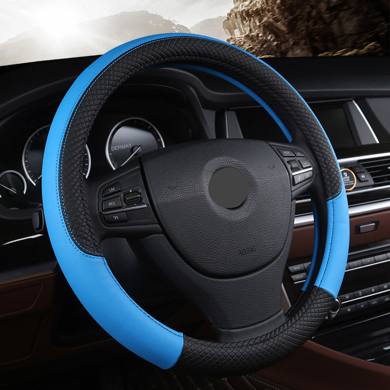 Universal Faux Leather Steering Wheel Cover