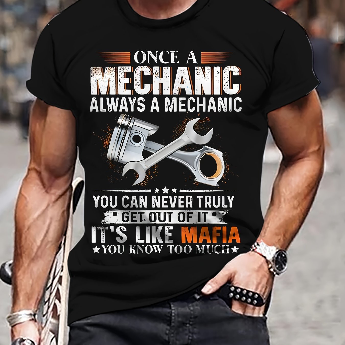 Men's Once A Mechanic Always A Mechanic Shirt