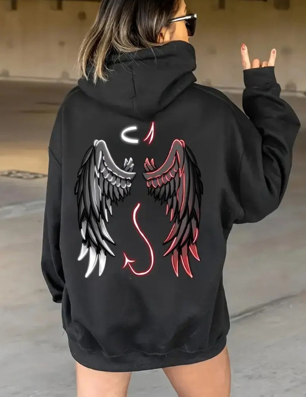 Women's Angel Devil Hoodie
