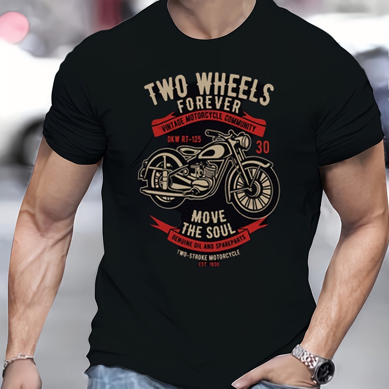 Men's Two Wheels Forever Shirt