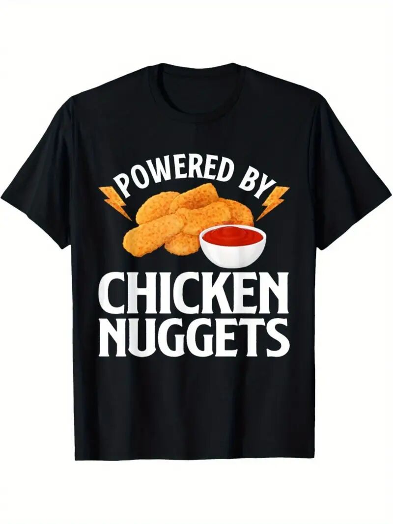 Men's Powered By Chicken Nuggets Shirt