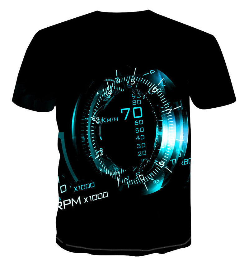 Men's Car Dashboard Theme T-Shirt