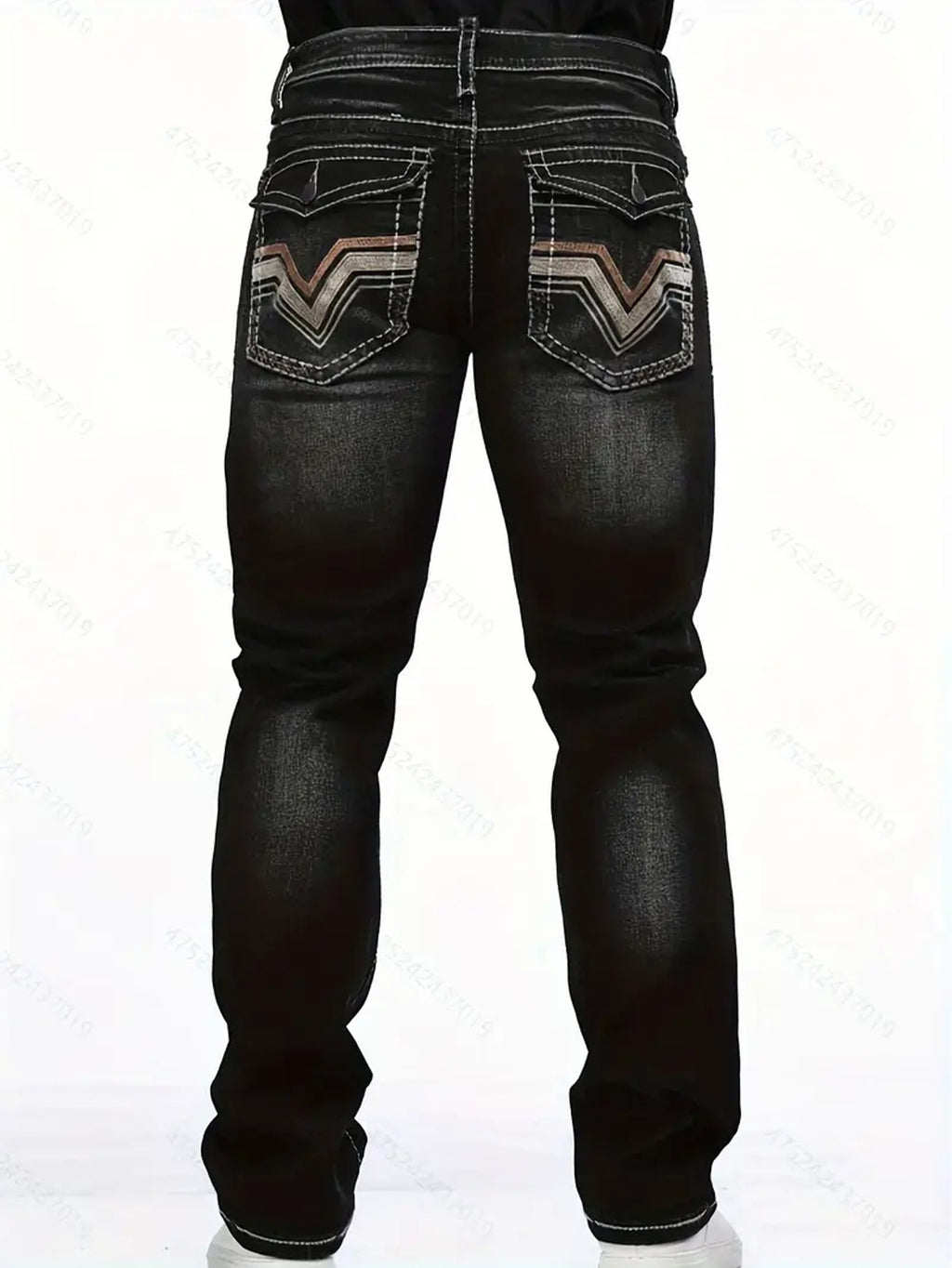 Men's Slim-Fit Denim Trousers