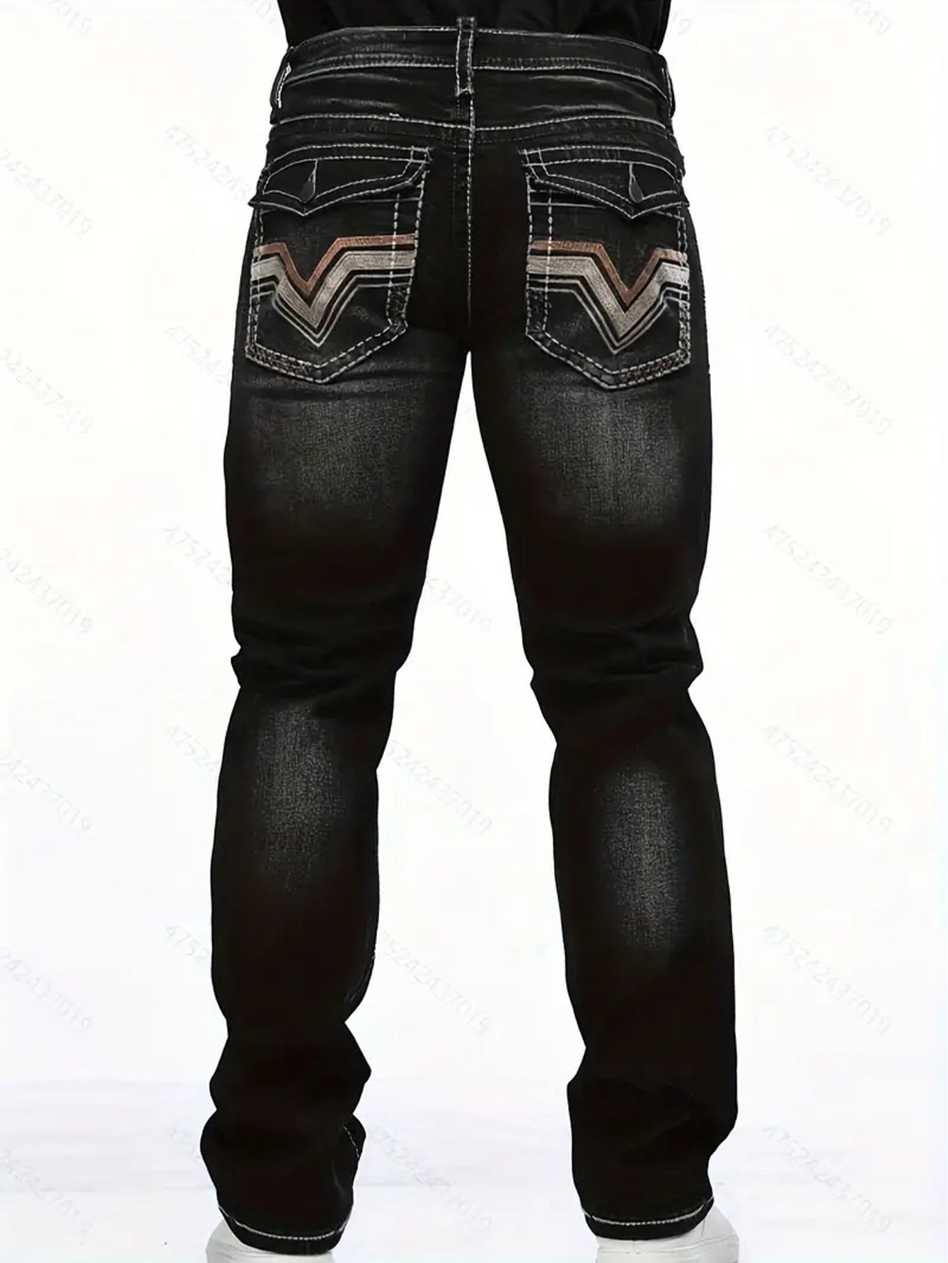 Men's Slim-Fit Denim Trousers