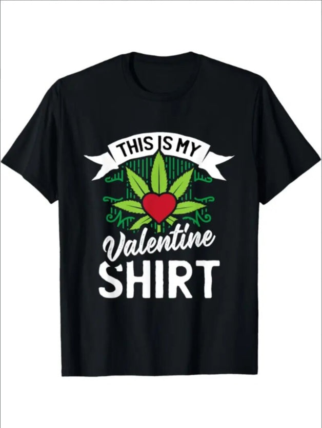 Men's Funny Weed Valentine Shirt
