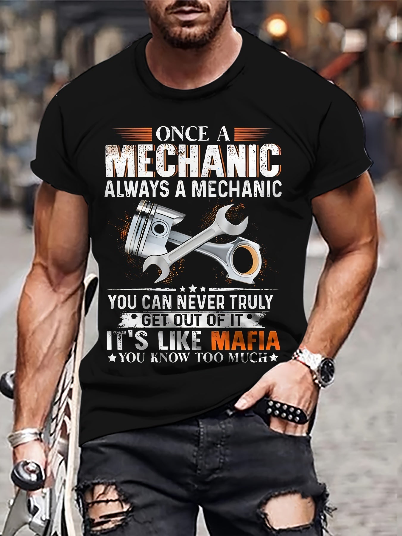 Men's Once A Mechanic Always A Mechanic Shirt