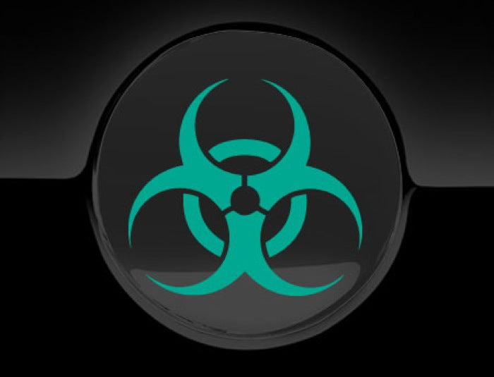 Biohazard Fuel Cap Cover Car Decal