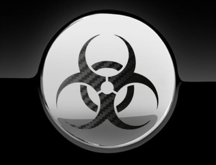 Biohazard Fuel Cap Cover Car Decal