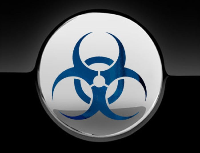 Biohazard Fuel Cap Cover Car Decal