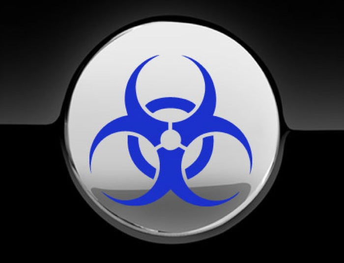 Biohazard Fuel Cap Cover Car Decal