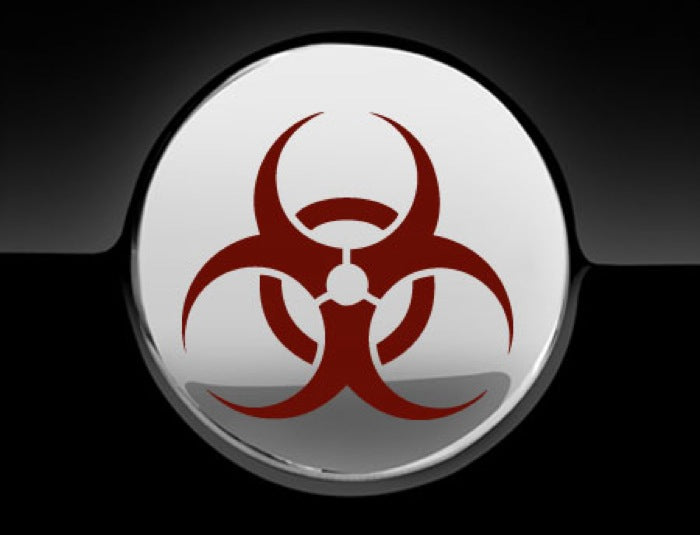 Biohazard Fuel Cap Cover Car Decal