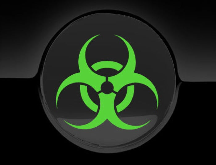 Biohazard Fuel Cap Cover Car Decal