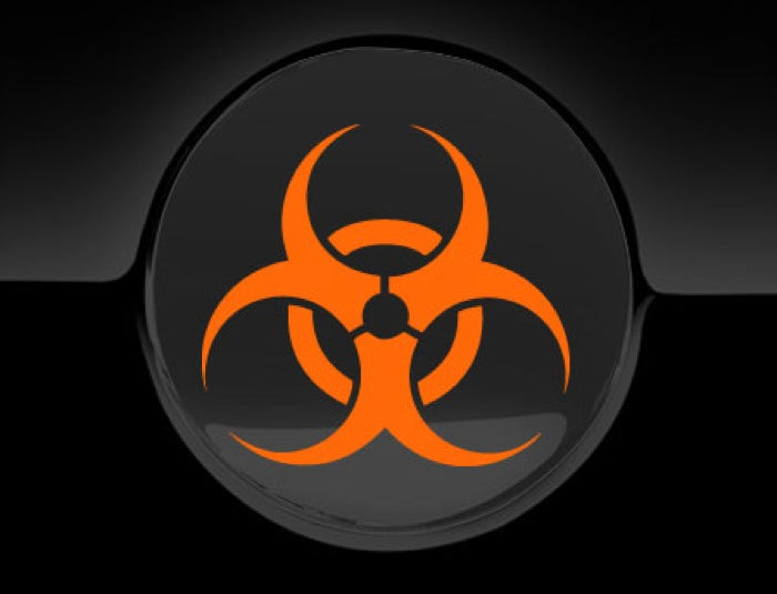 Biohazard Fuel Cap Cover Car Decal