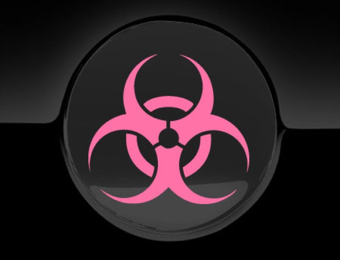 Biohazard Fuel Cap Cover Car Decal