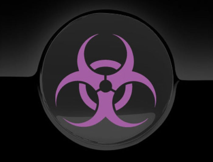 Biohazard Fuel Cap Cover Car Decal