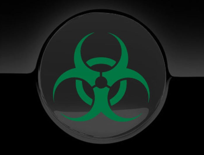 Biohazard Fuel Cap Cover Car Decal