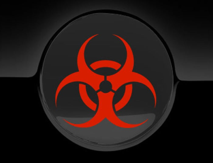 Biohazard Fuel Cap Cover Car Decal