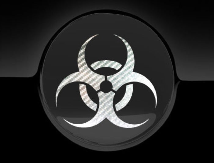 Biohazard Fuel Cap Cover Car Decal