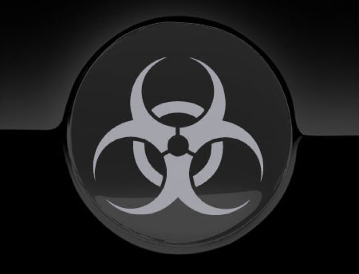 Biohazard Fuel Cap Cover Car Decal