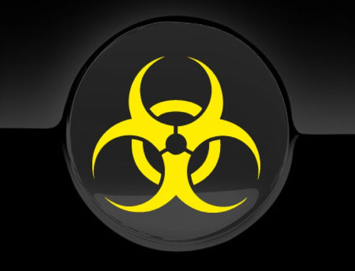 Biohazard Fuel Cap Cover Car Decal