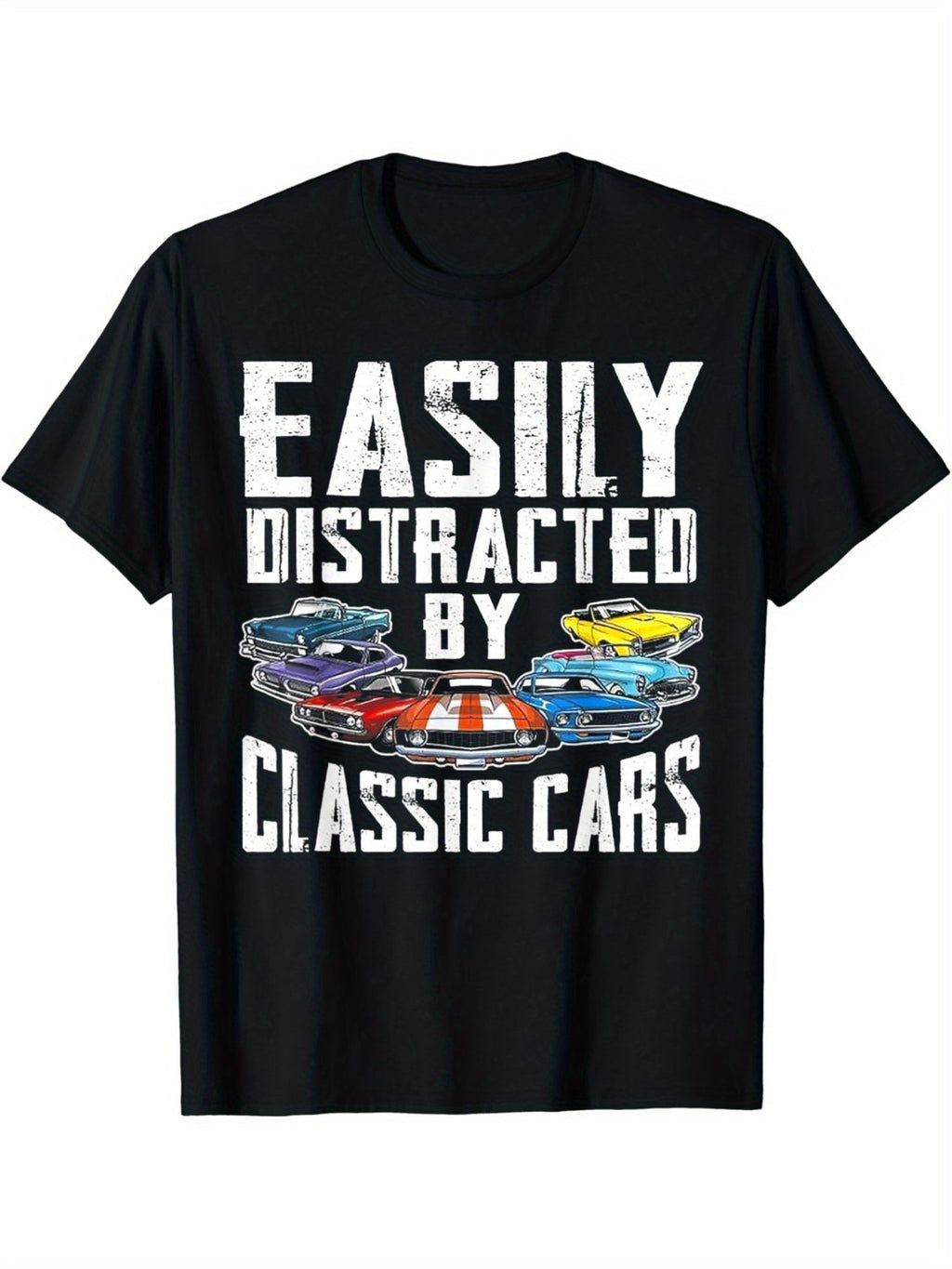 Men's Easily Distracted By Classic Cars Shirt