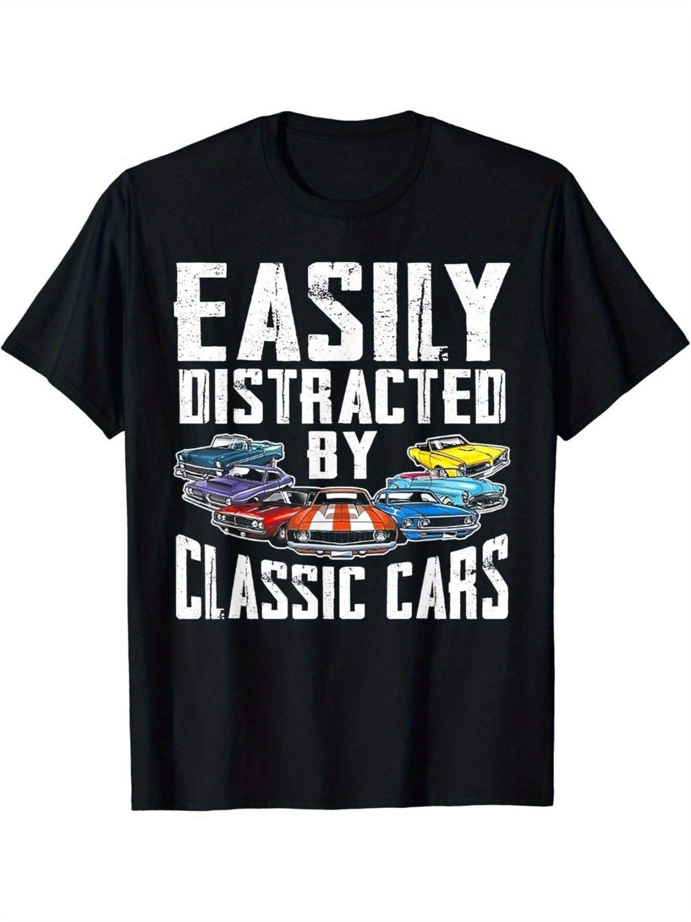 Men's Easily Distracted By Classic Cars Shirt